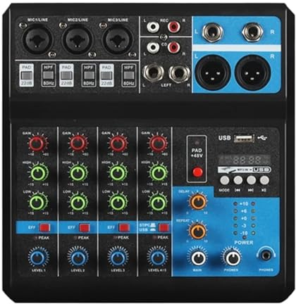 Mixer Audio, A5 Ljudkort Mixerkonsol Mixer Professell Audio 5-kanalig Ljudmixer For Livestreaming DJ-ljudutrustning för livestreaming