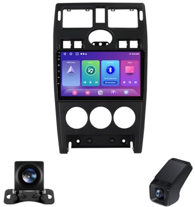 Autoradio Bluetooth Carplay pour LADA Priora 1 2007-2013 9''Écran Tactile Android Stereo Auto 2 Din Autoradio GPS/Bluetooth5.0/5GWIFI/FM AM RDS Radio/DSP/Commandes Au Volant(Black,NF-2)