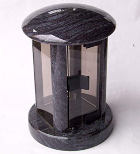 designgrab Grablampe Tao Orion Granit – 30 cm, Ø 20 cm, Handarbeit EU, wetterfest & robust