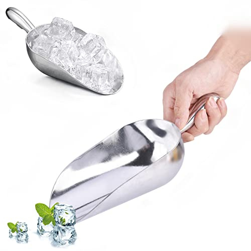 Pelle Alimentaire, cuisine en alliage de Zinc Pelles à Nourriture Pelle de Sucrerie Multifonction à Glace Grain Patisserie Sucre Bonbons pour Mariages Fêtes Bar Cuisine 38Ounces