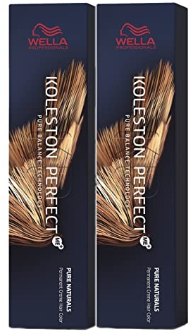 2er Wella Koleston Perfect ME+ 7/03 Mittelblond Natur Gold 60 ml