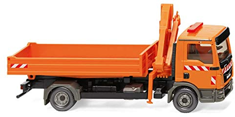Wiking 067505 H0 MAN Pritschen-Lkw mit Ladekran