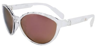 Adidas Damen SP0012 Sonnenbrille, (crystal/brown mirror), 61
