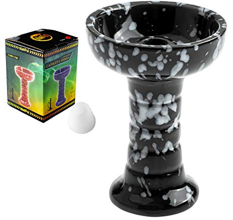 HIBRON Cazoleta Tipo Phunnel para Shishas o Cachimbas Estandares -Compatible con Provost, Kaloud y otros gestores de calor