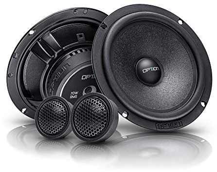 Option AIR 165-16,5cm 2-Wege Komponenten Lautsprecher-System - 70 Watt RMS, 3 Ohm, 90dB Wirkungsgrad
