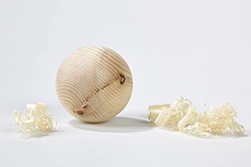 Sfera in legno di cirmolo Alto Adige 7,5 cm, in 100% legno di cirmolo naturale delle Alpi Venoste