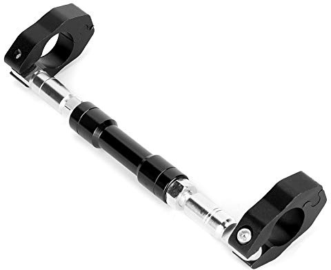 Manubrio Equilibrio Moto, Yctze Universale Regolabile In Lega di Alluminio Equilibrio Moto Croce Manubrio Rafforzare Leva Bar(nero) per lenkerstrebe motorrad traversino sterzo moto traversino manubrio
