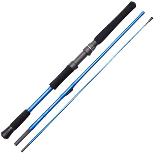 Savage Gear SGS4 Inline Bootswildrute, Angelruten, Castingruten, Raubfisch, Hecht, Barsch, Forelle, Zander, Unisex, Schwarz, 1.90m | 150-400g