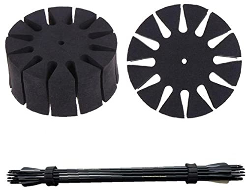 2pc Archery Arrow Holder Eva Foam Round Rack 12 Arrows Separator Quiver Protection Spliter Shelf Bow Hunting Shooting