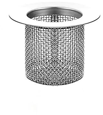 Filtro de drenaje de suelo de acero inoxidable, recogedor de pelo, desagüe de ducha, bañera, fregadero, cesta de malla, colador, drenaje para el hogar, Pequeña corta