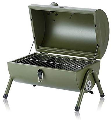 Outdoor BBQ Grill Patio Camping Picknick Grillofen geeignet, Army Green