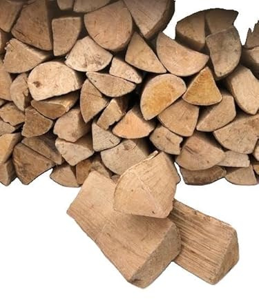 Kiln Dried Premium Hardwood Firewood, 2x40 Litres (15 KG BOXES). High Calorific Logs Perfect for Woodburners, Open Fires, Outdoor Fire Pits, Chimineas and Larger Pizza Ovens. Free Fast Delivery