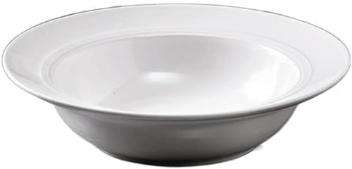 BODHIS Insalatiera a Forma di Cappello Ciotola per zuppa in Porcellana Ciotola da Cucina per Frutta/Verdura/Pasta/Gelato Piatto da Dessert Semplice (B)