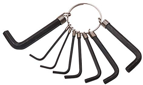 Funien Guitar Allen Key Wrench Set Sechskant Sechskant für Gitarrenbauer Akustische Folk Gitarrenhals Halsstab