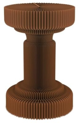 Colonne pieghevoli di carta per centrotavola per matrimoni, supporti per fiori a pilastro romano, piedistalli beige, 54,9 x 57,9 cm, per feste di fidanzamento ed eventi, decorazione per centri