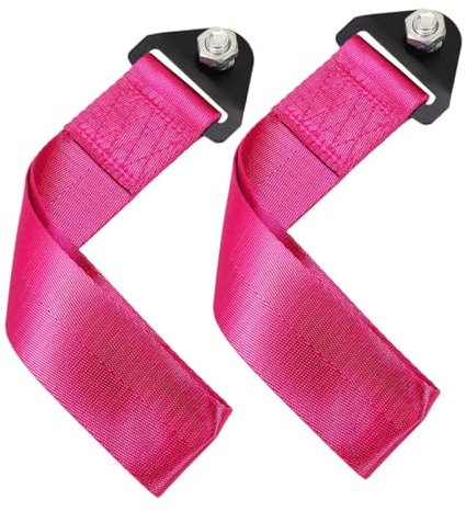 Mikinona 2 Pezzi Corda Da Traino Cintura Di Traino Dettagli Esterno Transito Trainare Modifica Per Automobile Davanti Modifiche Cinghia Di Traino Da Corsa Nylon Viola