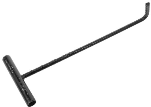 ABOOFAN Stainless Steel Manhole Cover Hook T-Shaped Door Lifting Gadget Heavy Duty Lifter Tool for Gully and Storm Drain Covers