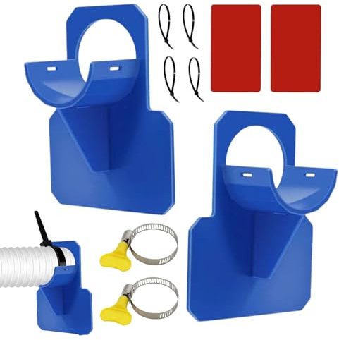 Support de tuyau de piscine | Support de tuyau de piscine au sol – Crochet réglable de rechange pour tube, cour, jardin, extérieur