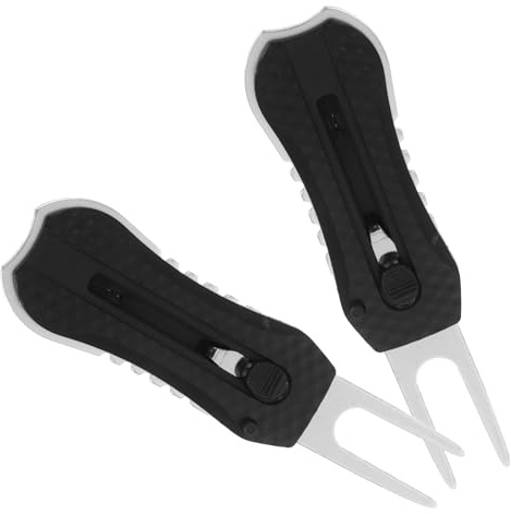 TOYANDONA Herramienta de Golf Plegable con Marcador de Bola y Tenedor para Reparación de Divots Diseño Compacto y Seguro para Golfistas