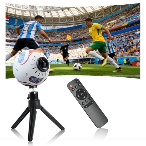 Mini proiettore 4K 1080P, proiettore portatile per esterni, supporta power bank, proiettore intelligente per esterni con WiFi 6 BT 5.4 per cellulare/HDMI/PC/USB
