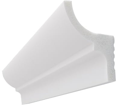 LEDKIA LIGHTING Moulure Corniche 2m pour Ruban LED ARCOS 71 Blanc | Éclairage Décoratif Indirect | Installation Facile, Blanc