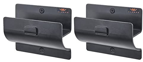 ALWORG Gancio per Scala da Muro - Set 2 Ganci da Muro Pesanti per Scala, Carriola, Sedia Pieghevole - Ganci Garage per Accessori Garage e Attrezzi