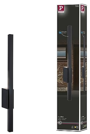Paulmann 94743 LED Utomhusbelysning Väggarmatur Stan Saltvattenresistent IP44 600 mm 3000 K 9 W 220 lm 230 V Antracit Aluminium Varmvitt
