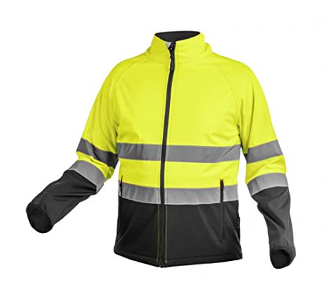 Högert Softshell Warnschutzjacke Exter Klasse 2 Gelb L
