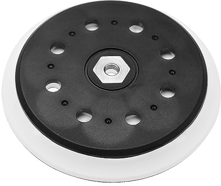 Be In Your Mind Almohadilla de Respaldo de Gancho Y Bucle 6 Pulgadas 150 Mm 15 Orificios Compatible con Makita BO6050 BO6050J Lijadoras Orbitales Aleatorias Disco de Pulido Almohadilla Protectora