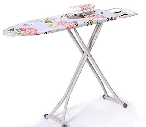 ASHILD Herramienta de Limpieza Estantes de Planchado para Interiores, Estampado Floral Fácil de almacenar Placa Caliente Plegable Dormitorio Armario Balcón Accesorios de Planchado