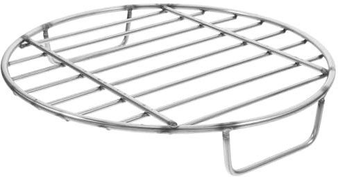 Milisten Round Stainless Steel Grilling Rack with Handles for Bbq and Fire Pit – 28cm Diameter, 2cm Spacing, Heavy-duty Grill Grate for Outdoor Camping and Fish Grilled Chickens