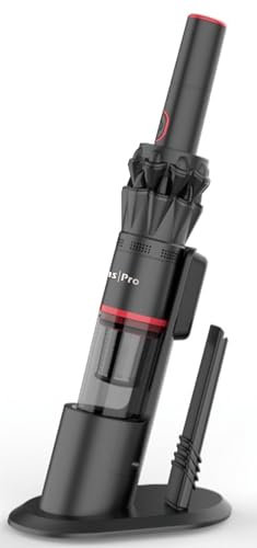 Akitas Aspirabriciole Senza Fili H2 – 0,5 kg Ultra Leggero, Aspirapolvere Portatile con Autonomia fino a 26 min, Filtro HEPA & Acciaio, Accessorio 2-in-1 per Auto, Divano e Casa