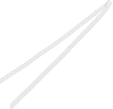 Angoily White Snap Button Tape and Sewing Snap Fastener Tape for Clothing, 18x18mm, 3m Roll, Clothing Sewing Supplies for DIY Garments and Baby Products