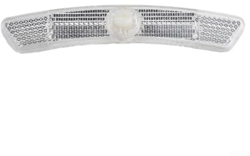Lot de 4 réflecteurs de rayons essentiels pour vélo pour une meilleure sécurité nocturne (blanc)