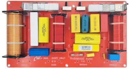 Divisor de frecuencias de sonido de graves de 3 vías, filtro cruzado, divisor para altavoces KTV, accesorios de altavoz, frecuencia