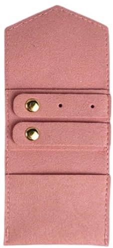 Générique Portagioie da viaggio, custodia per gioielli pieghevole portatile compatta, organizer per collane per borsa zaino bagagli