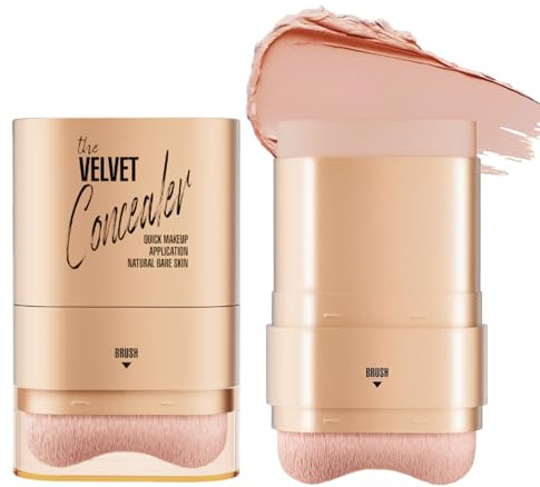 JHAZUN 2 Piezas Corrector En Barra 2 En 1, Concealer, Corrector Doble Embout, Corrector Base Stick, Tono Natural, Cubre Imperfecciones, Resistente Al Agua