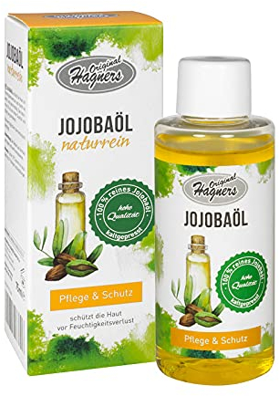 Original Hagners naturreines Jojobaöl (75 ml), Natürliche Pflege für Haut und Haar, pflegt langanhaltend