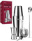 Cocktail Shaker, Cocktail Shakers 800ml, Cocktail Making Set 6 Piece, Cocktail Shaker Kit with Strainer, Double Jigger, Bar Mixing Spoon, Boston Shaker Bartender Maker Martini sets