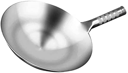 BAILR Sarten a Prueba De Rayones, Wok Sartenes Multifunción y Antiadherente, Wok Chino Fácil De Usar Apta para Cocina De Inducción y Gas Natural (A 32cm)