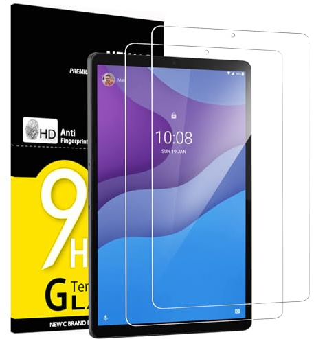 NEW'C 2 Pezzi, Pellicola Prottetiva per Lenovo Tab M10 HD (2ª generazione) 10,1 Pollici TB-X306F/ TB-X306X, Vetro Temperato, Senza Bolle, Durezza 9H, 0,33mm Ultra Trasparente, Ultra Resistente
