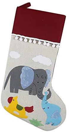 3D Nikolausstiefel Zum Befüllen und Aufhängen Weihnachtssocken, 45,7 cm, große -Weihnachtssocken, Geschenktüten und Ornamente für Kamin, Festliche Weihnachtsmann Schneemann Weihnachtsstrumpfe