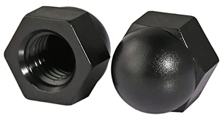 Nylon Kunststoff Kugelmutter Hutmutter M3-M12 20STK (Color : Black_M8)