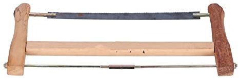 Travail du Bois Traditionnel Scie à Main Cadre Lame de Scie Remplacement Charpentier Main Arc Outil de Coupe de Bois pour Bricolage Menuisiers (Petite taille (400mm))