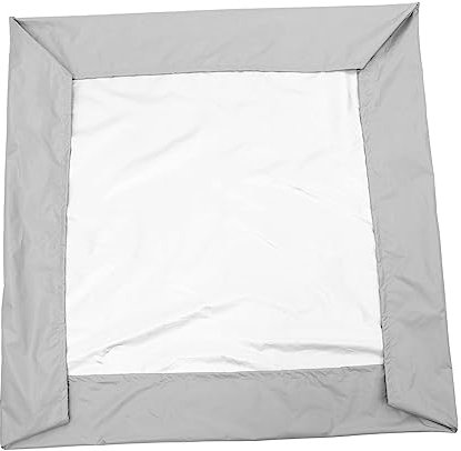 SAFIGLE 1pc Cover Sandbox Drawstring Outdoor Garden Cover for Boys and Girls Dustproof and Weather Resistant Grey