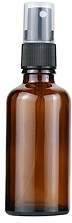 Katutude Botella de spray de vidrio marrón vacía botella de spray de 20 ml botella de spray de vidrio fino recargable pequeña vacía botella pulverizadora portátil para cosméticos aceites esenciales
