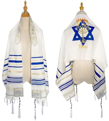 Glixoft Messianischer Tallit-gebetsschal, Covenant Tallit-gebetsschal, Isarel-wickel, Jüdischer Christlicher Tallit-schal, Ethno-Stil, Kopftuch Für Männer Und Frauen