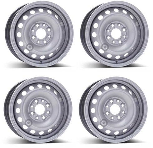 4x Alcar Stahlfelgen 4-4450 5.0Jx13 ET35 4x98 kompatibel mit Fiat Panda