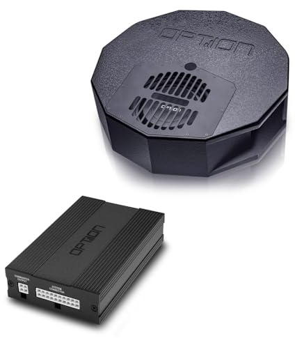 Option Soundsystem V2 kompatibel mit Seat Leon 5F (ohne Soundsystem) - 100% Plug & Play Soundupgrade mit DSP-Verstärker und Reserverad-Subwoofer