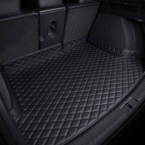 YZYLYW Auto Tappetino Bagagliaio per Fiat Panda 3 (III) 312/319 I 2012-2022, Baule Tappetino Antiscivolo Impermeabile Graffio Copri Protezione Tappeto Fodera Accessori,A/Black